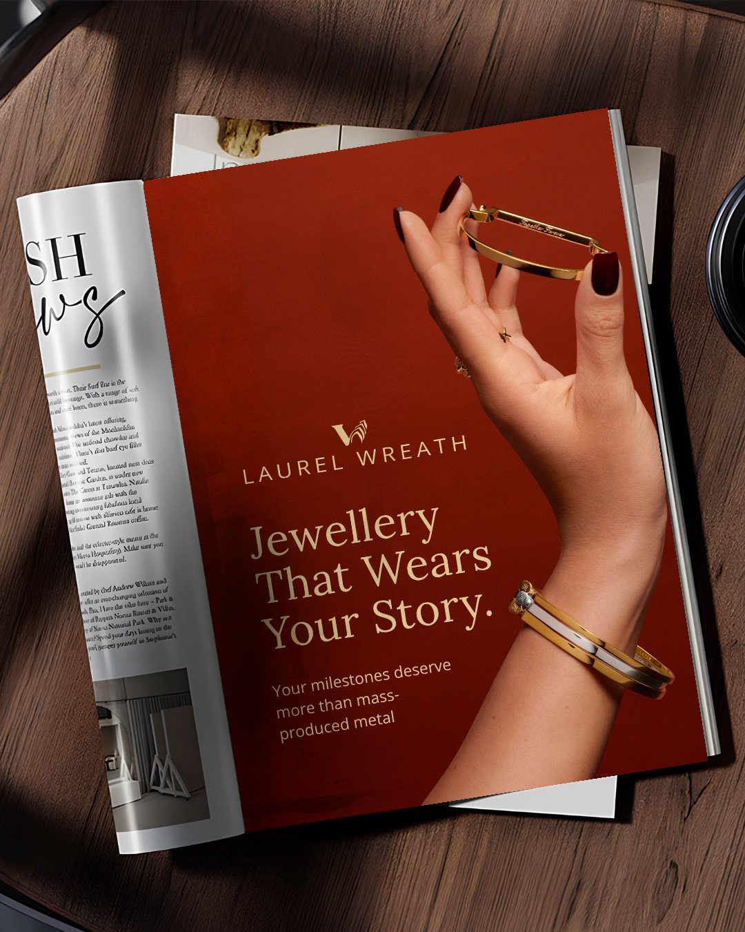 Laurel Wreath full-page magazine advertisement