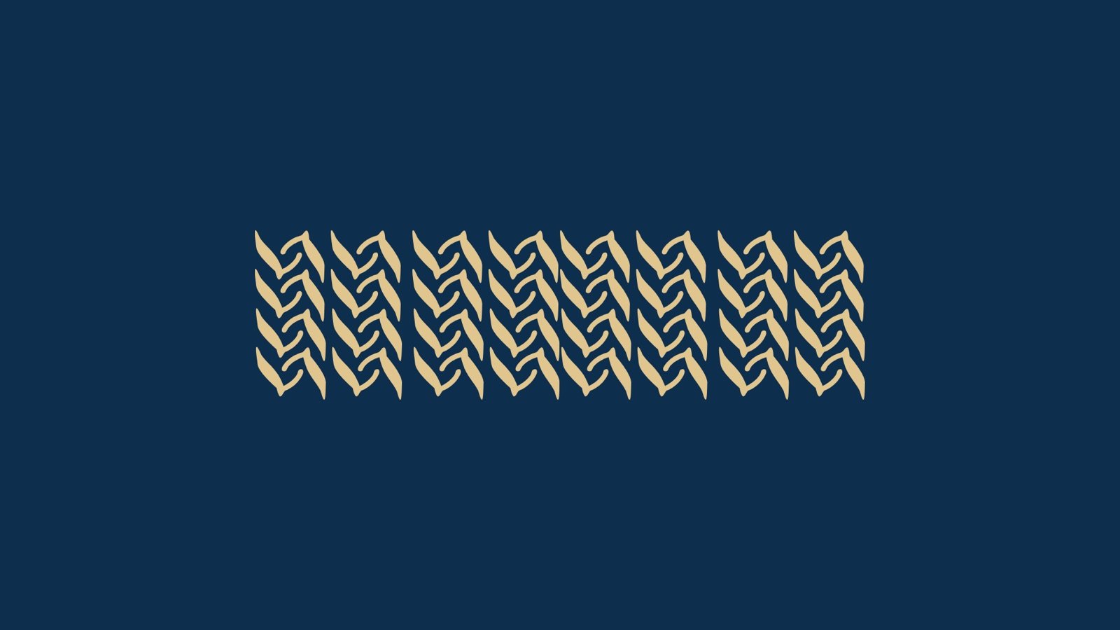 Laurel Wreath brand pattern, woven laurel-leaf motif